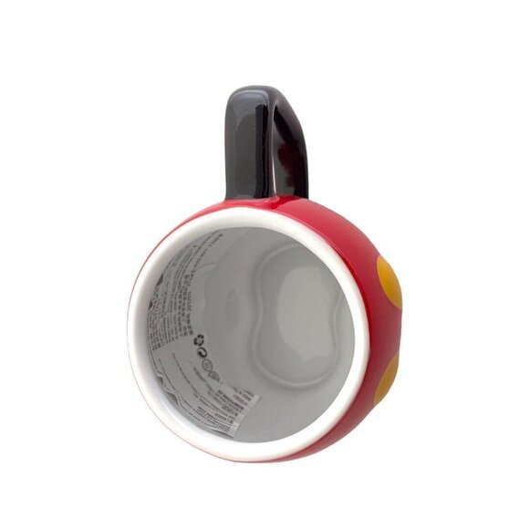 Disney Store Mickey Mouse Red Shorts Sculptured Ceramic Coffee Mug Cup - Picture 6 of 7